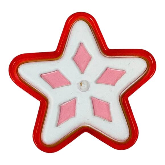 American Girl Christmas Cookie Cutter Frosted Star Cookie Doll Food Accessories - Picture 3 of 5